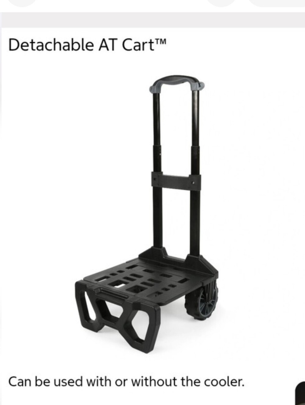 Titan Deep Freeze 60-Can Rolling Cooler w/ All-Terrain Cart Collapsible Wheeled - Picture 3 of 10